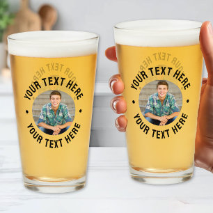Personalized Photo And Text Glass