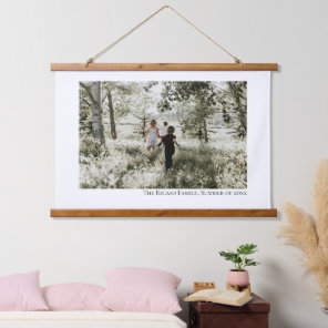 Personalized Photo and Text Hanging Tapestry