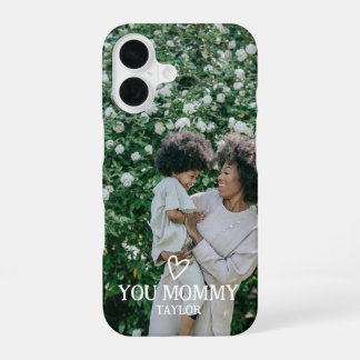 Personalized Photo and Text  iPhone 16 Case