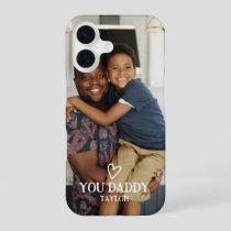 Personalized Photo and Text iPhone 16 Case