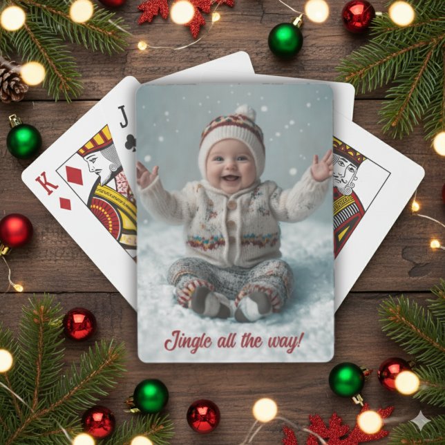 Personalized Photo And Text Keepsake Poker Cards (Personalized Photo And Text Keepsake Poker Cards)