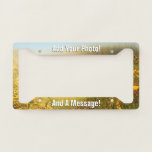 Personalized Photo And Text License Plate Frame at Zazzle