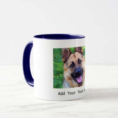 Personalized Photo and Text Mug