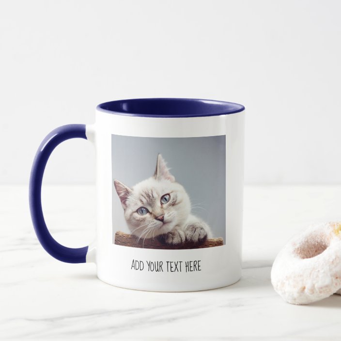 Personalized Photo And Text Mug 