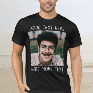 Personalized Photo and Text Or Name Ugly Funny T-Shirt