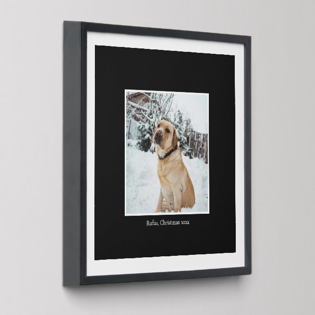 Personalized Photo and Text  Peel And Stick Photo Tile (Angled)
