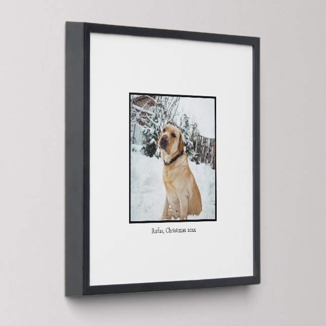 Personalized Photo and Text  Peel And Stick Photo Tile (Angled)