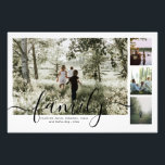 Personalized Photo and Text Photo Collage Family<br><div class="desc">Make a Personalized family Photo print  - Print from Ricaso - add your own photos and text - photo collage keepsake gifts - available in a range of styles and finishes</div>