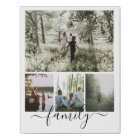 Personalized Photo and Text Photo Collage Family