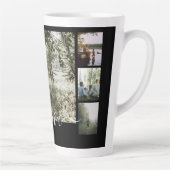 Personalized Photo and Text Photo Collage Family Latte Mug (Right)