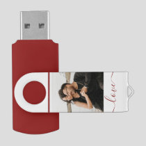 Personalized Photo and Text Photo Collage  Flash Drive