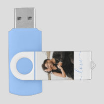 Personalized Photo and Text Photo Collage  Flash Drive
