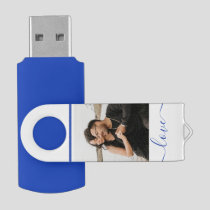 Personalized Photo and Text Photo Collage  Flash Drive