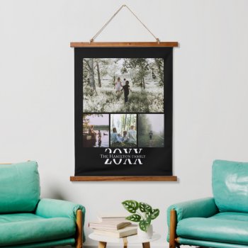 Personalized Photo And Text Photo Collage Hanging Tapestry by Ricaso at Zazzle