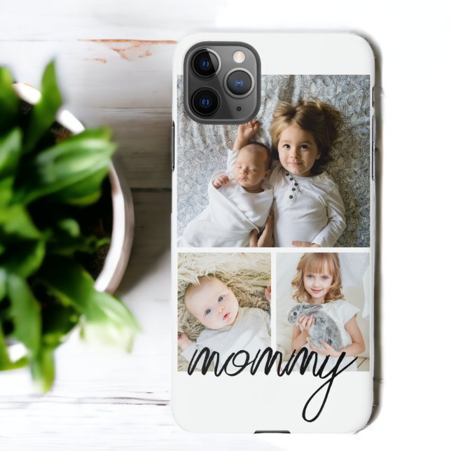 Personalized Photo and Text Photo Collage iPhone Case