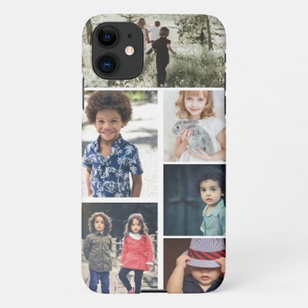 Personalized Photo And Text Photo Collage Iphone 11 Case