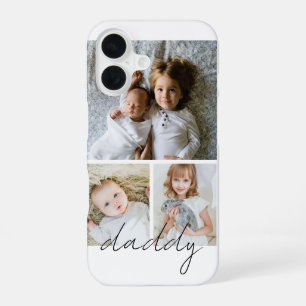 Personalized Photo and Text Photo Collage iPhone 16 Case
