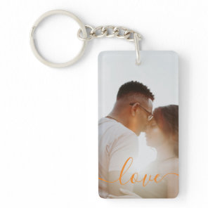 Personalized Photo and Text Photo Collage Keychain