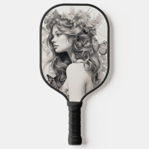 Personalized Photo and Text Photo Collage  Pickleball Paddle