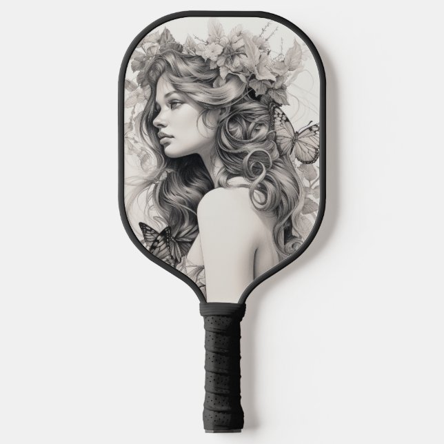 Personalized Photo and Text Photo Collage  Pickleball Paddle (Front)