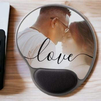 Personalized Photo And Text Photo Gel Mouse Pad by Ricaso at Zazzle
