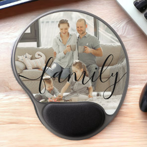 Personalized Photo and Text Photo Gel Mouse Pad