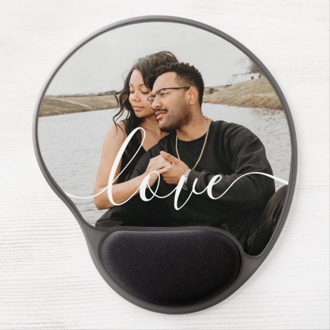 Personalized Photo and Text Photo Gel Mouse Pad (Front)