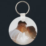 Personalized Photo and Text Photo Keychain<br><div class="desc">Make a Personalized Photo keepsake keychain from Ricaso - add your own photo and text - photo keepsake gifts</div>