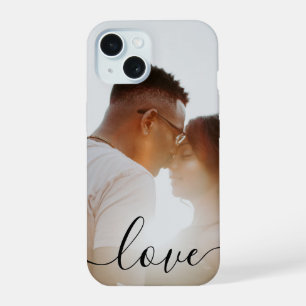 Personalized Photo and Text Photo Love iPhone 15 Case