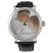 Personalized Photo and Text Photo Watch (Front)