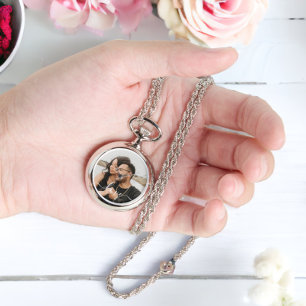 Personalized Photo and Text Photo Watch