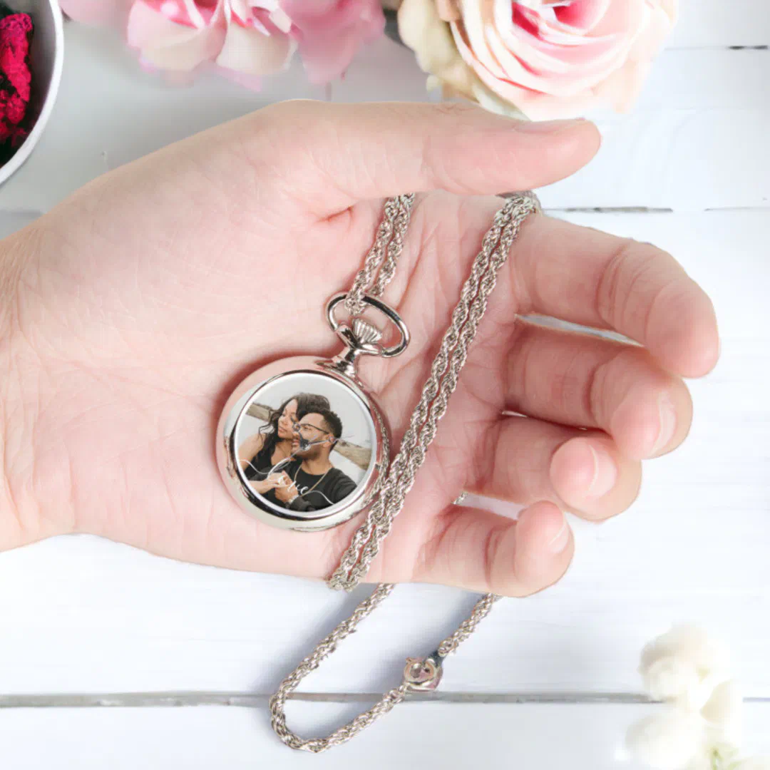 Personalized Photo and Text Photo Watch
