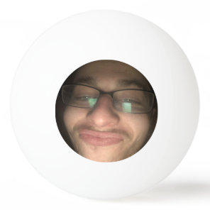 Personalized Photo and Text Ping Pong Ball