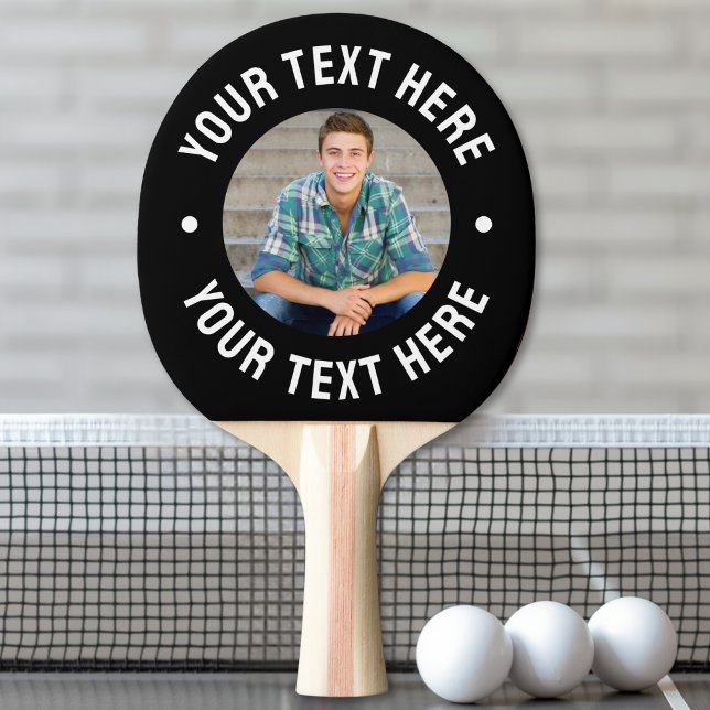 Personalized Photo And Text Ping Pong Paddle (Personalized Photo And Text Ping Pong Paddle)