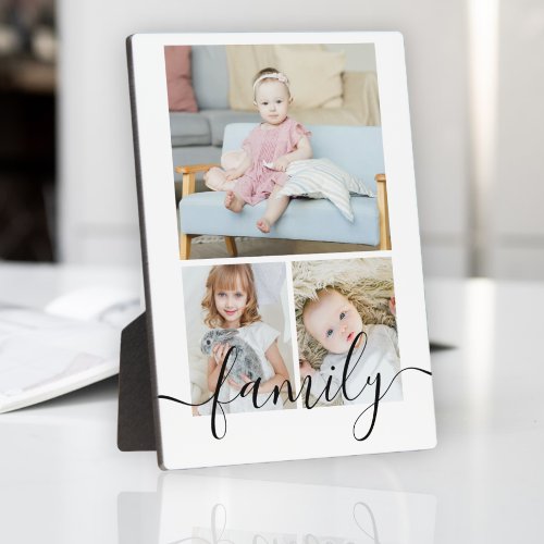 Personalized Photo and Text Plaque