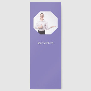 Personalized Photo and Text Polygon Frame Bookmarks