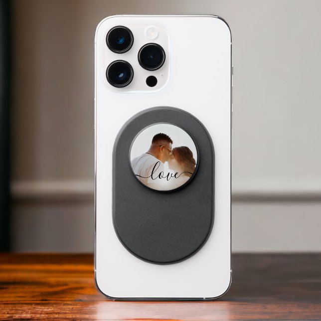 Personalized Photo and Text  PopSocket (Creator Uploaded)