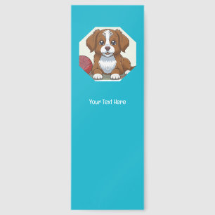 Personalized Photo and Text Puppy Pic Bookmarks