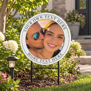 Personalized Photo and Text Sign