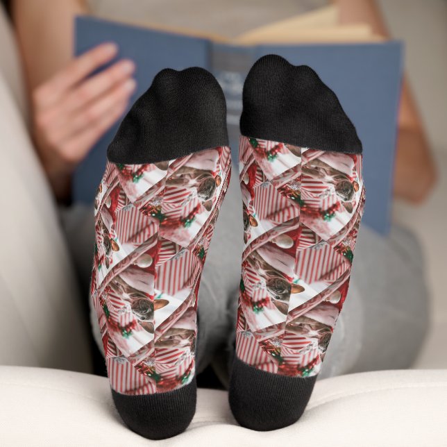 Personalized Photo and Text Socks (Bottom)