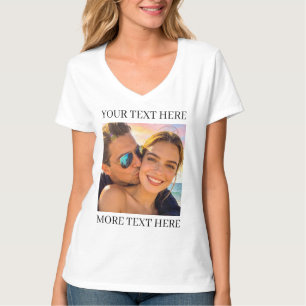 Personalized Photo and Text T-Shirt