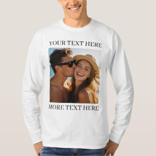 Personalized Photo and Text T-Shirt