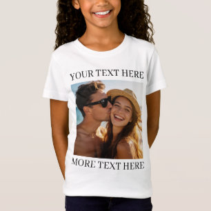 Personalized Photo and Text T-Shirt