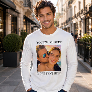 Personalized Photo and Text T-Shirt