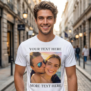 Personalized Photo and Text T-Shirt