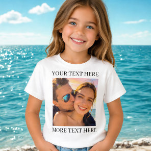 Personalized Photo and Text T-Shirt