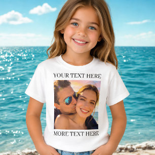 Personalized Photo and Text T-Shirt
