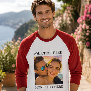 Personalized Photo and Text T-Shirt