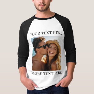 Personalized Photo and Text T-Shirt