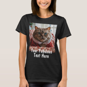 Personalized Photo and Text T-Shirt